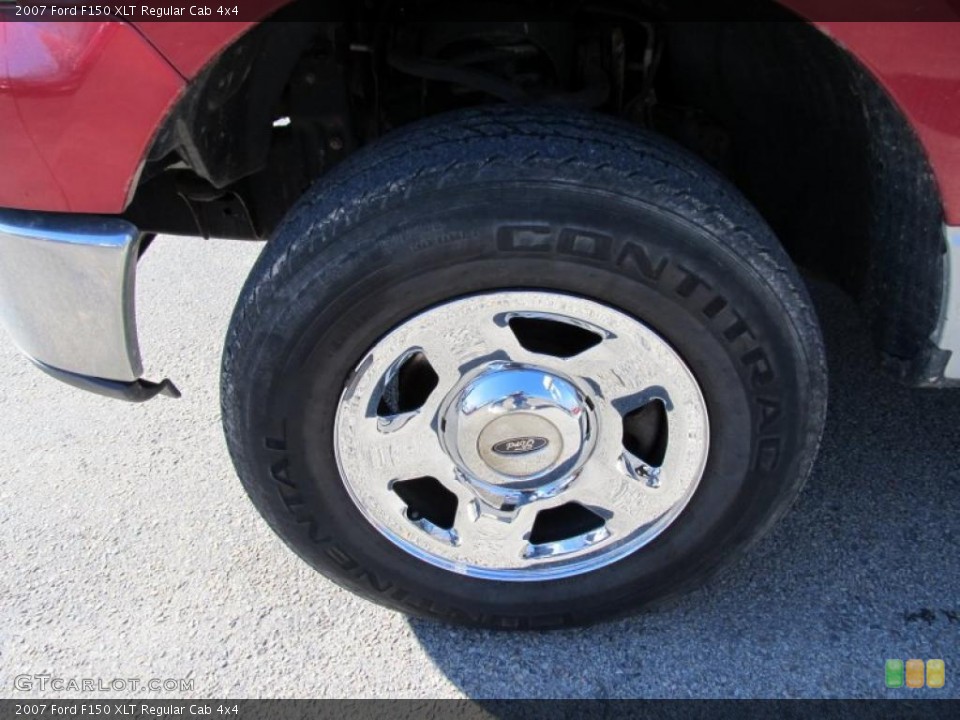 2007 Ford F150 XLT Regular Cab 4x4 Wheel and Tire Photo #39818972