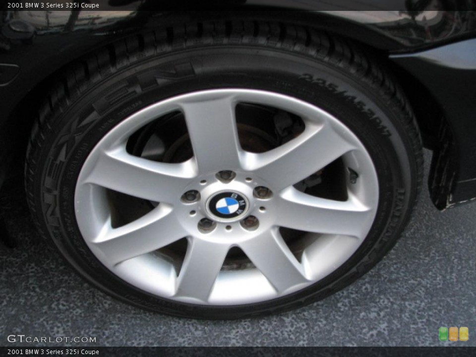 2001 BMW 3 Series 325i Coupe Wheel and Tire Photo #39820068