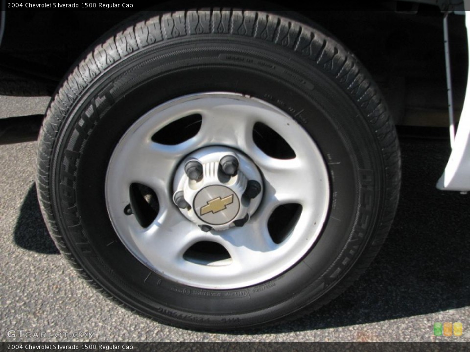 2004 Chevrolet Silverado 1500 Regular Cab Wheel and Tire Photo #39821802