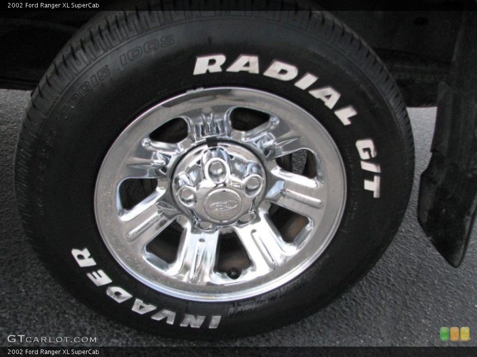 2002 Ford Ranger XL SuperCab Wheel and Tire Photo #39831363