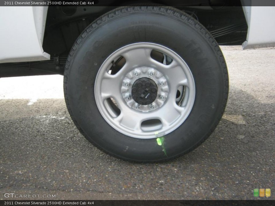 2011 Chevrolet Silverado 2500HD Extended Cab 4x4 Wheel and Tire Photo #39831881