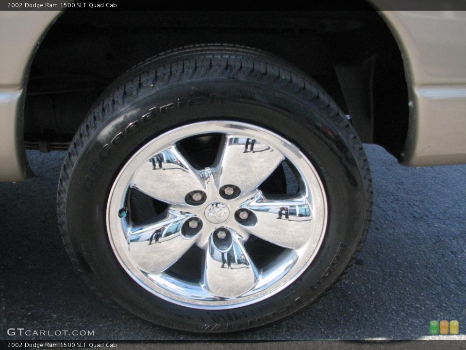 2002 Dodge Ram 1500 SLT Quad Cab Wheel and Tire Photo #39834082