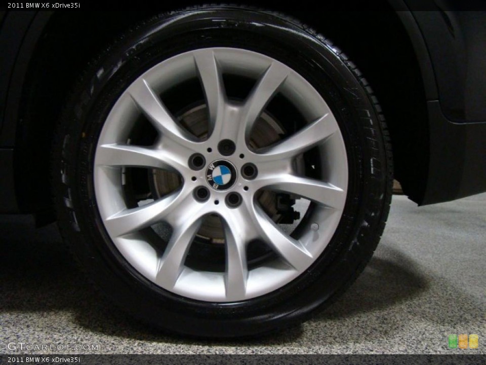 2011 BMW X6 xDrive35i Wheel and Tire Photo #39834474