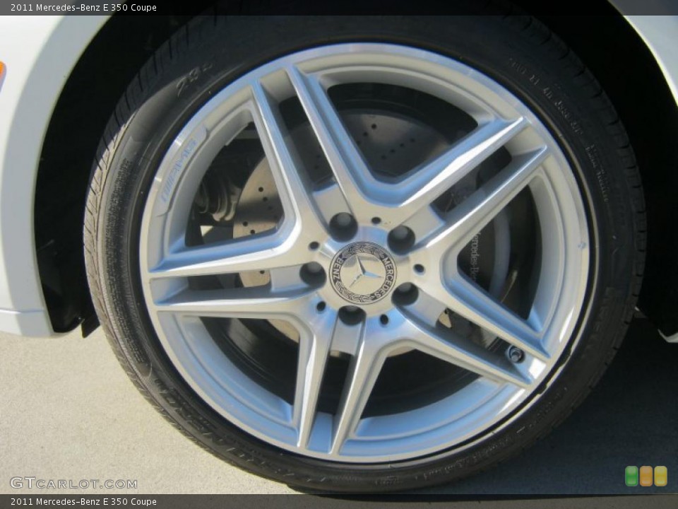 2011 Mercedes-Benz E 350 Coupe Wheel and Tire Photo #39835247
