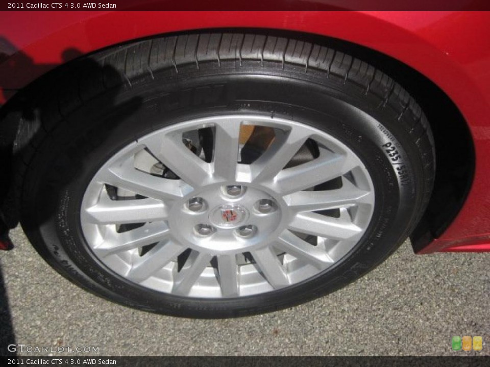 2011 Cadillac CTS 4 3.0 AWD Sedan Wheel and Tire Photo #39836514