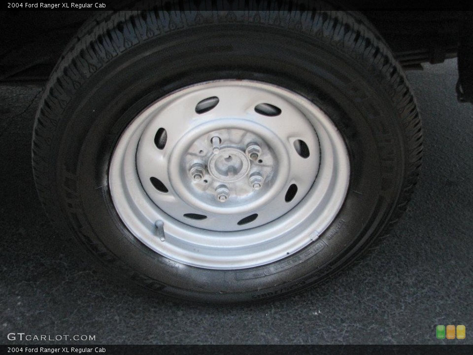 2004 Ford Ranger XL Regular Cab Wheel and Tire Photo #39838833