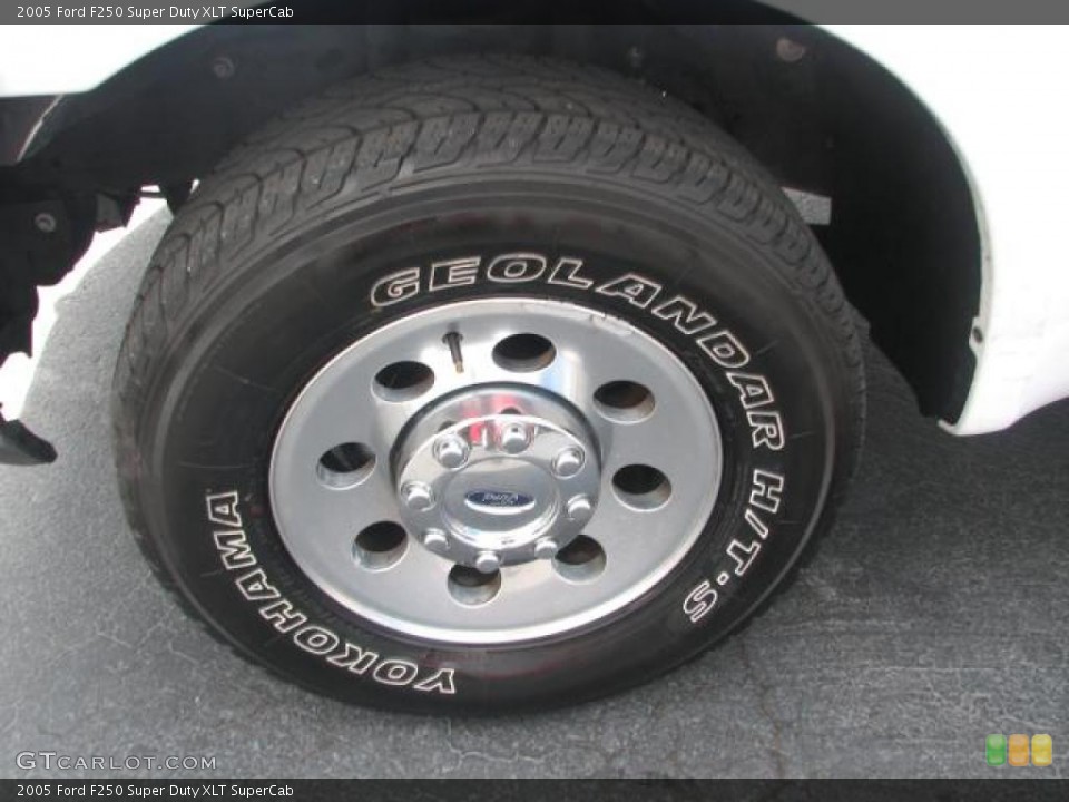 2005 Ford F250 Super Duty XLT SuperCab Wheel and Tire Photo #39842039