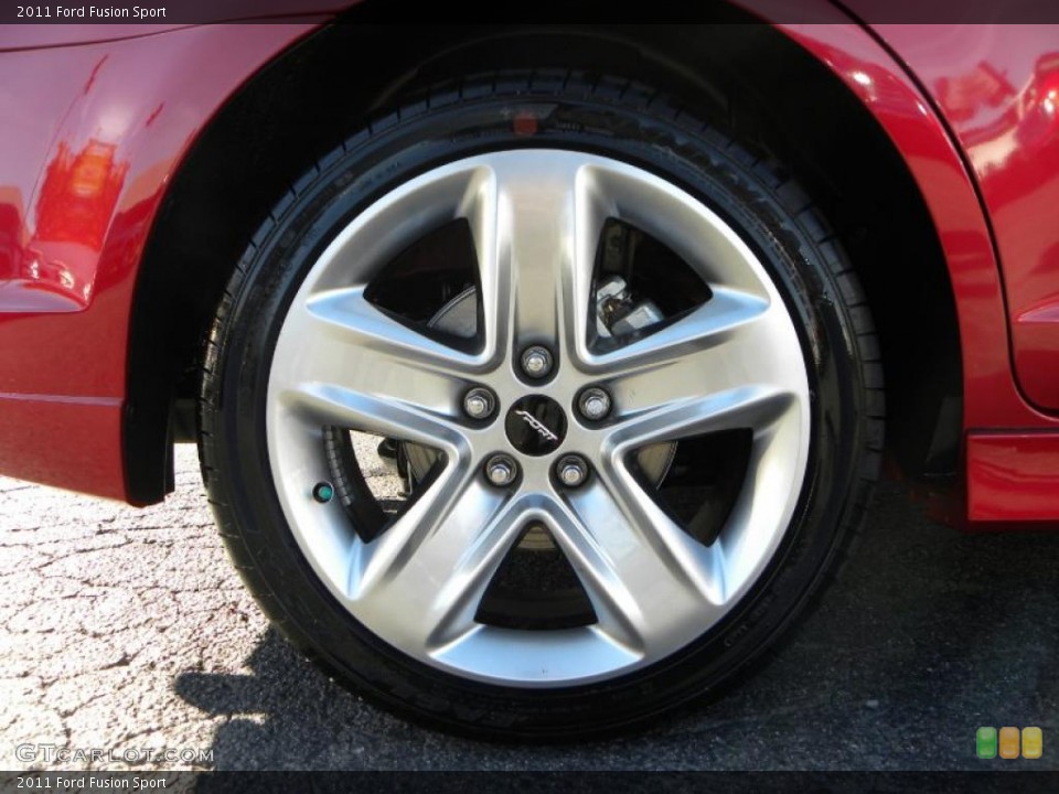 2011 Ford Fusion Sport Wheel and Tire Photo #39842104