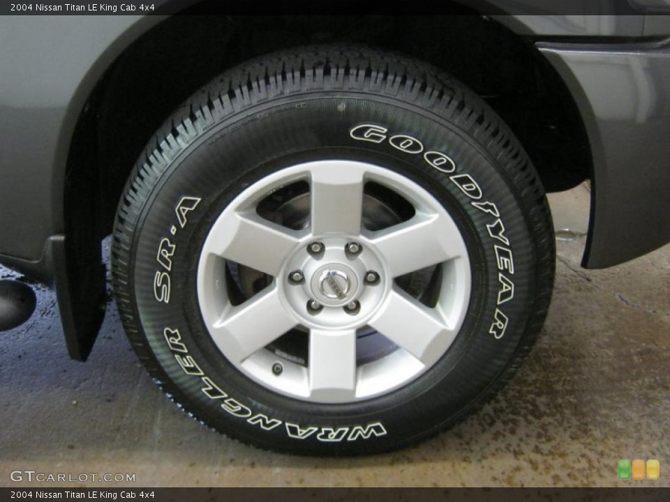 2004 Nissan Titan LE King Cab 4x4 Wheel and Tire Photo #39843690