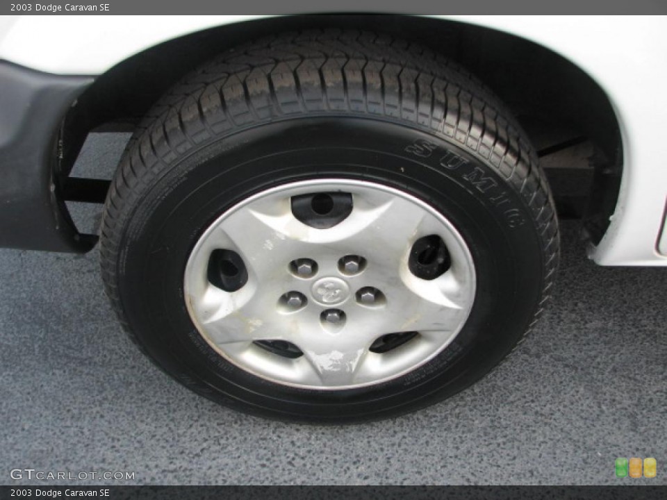2003 Dodge Caravan SE Wheel and Tire Photo #39845002