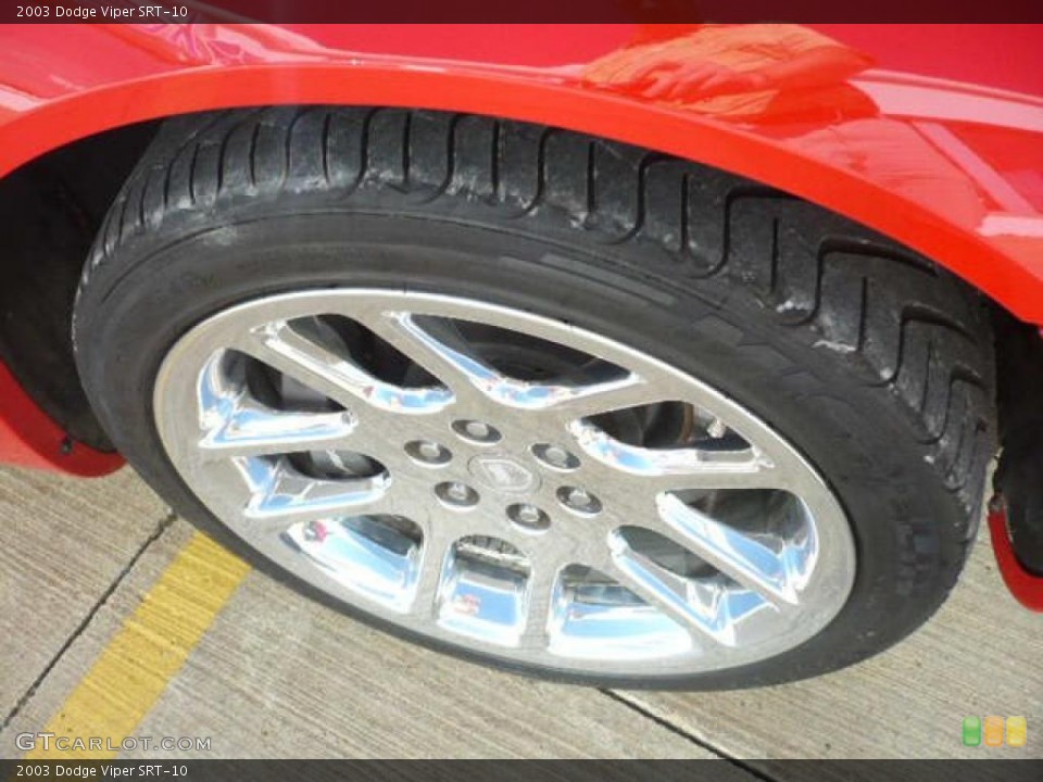 2003 Dodge Viper SRT-10 Wheel and Tire Photo #39845582