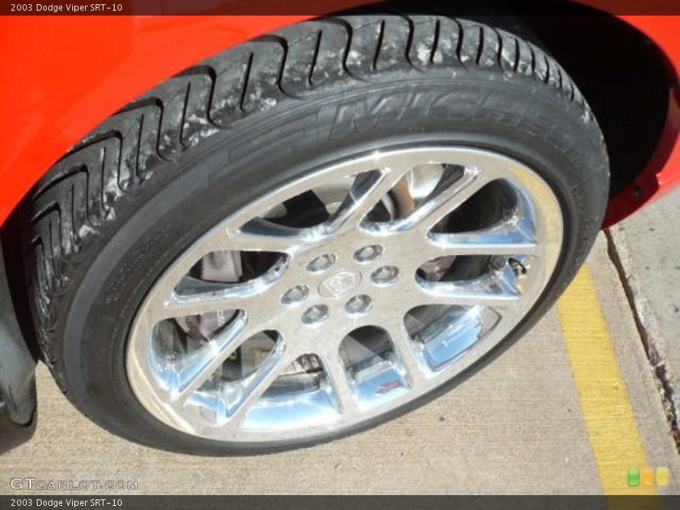 2003 Dodge Viper SRT-10 Wheel and Tire Photo #39845594