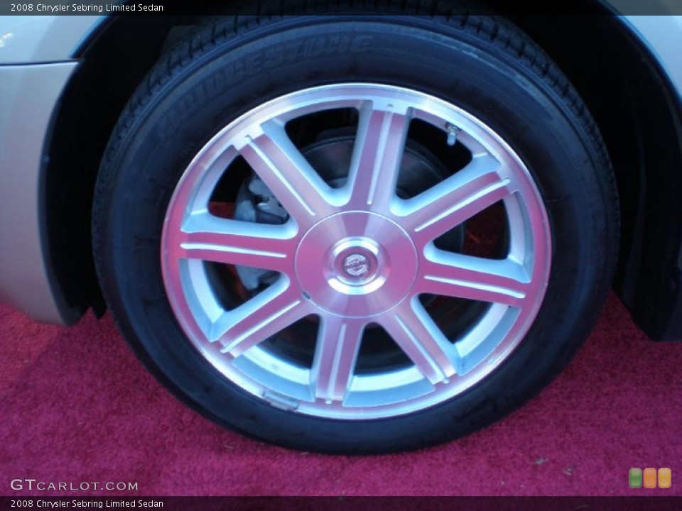 2008 Chrysler Sebring Limited Sedan Wheel and Tire Photo #39852050