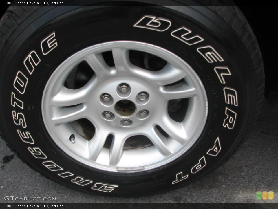 2004 Dodge Dakota SLT Quad Cab Wheel and Tire Photo #39854410
