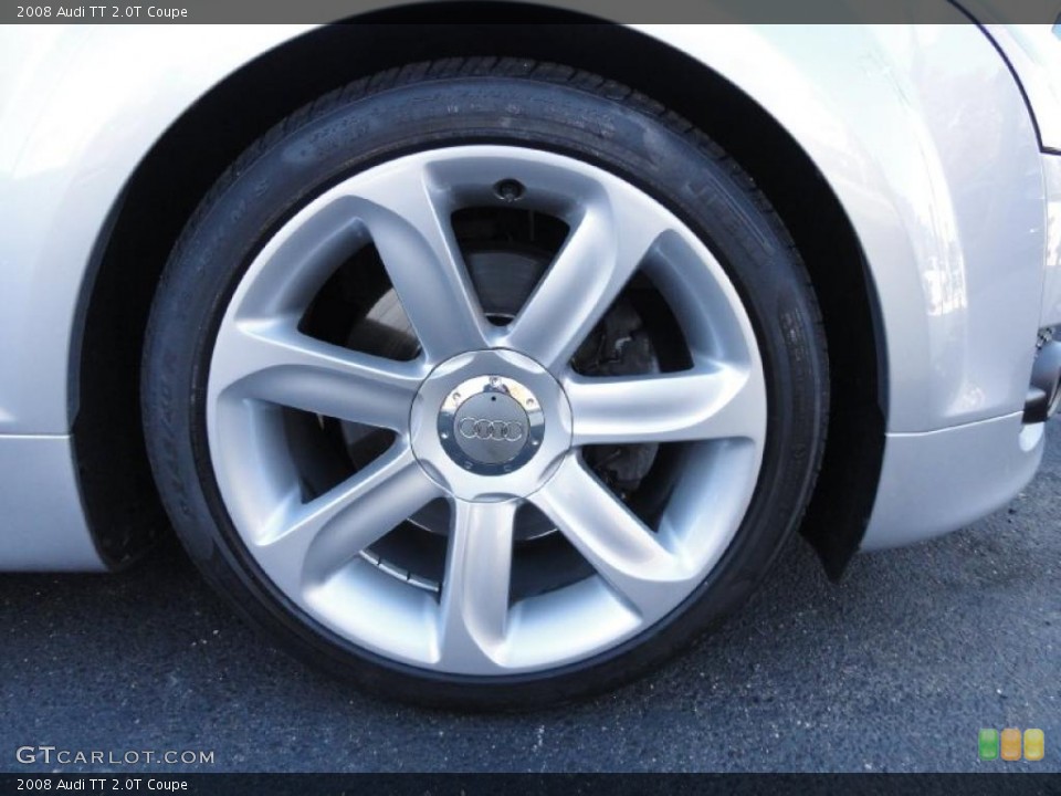 2008 Audi TT 2.0T Coupe Wheel and Tire Photo #39854414