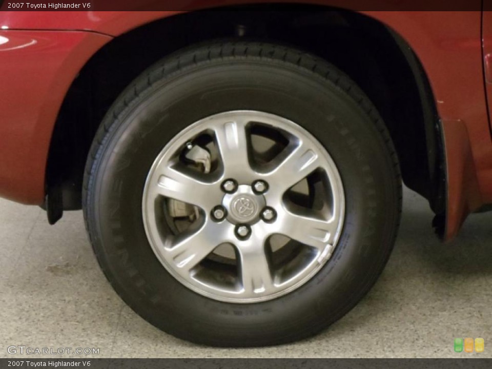 2007 Toyota Highlander V6 Wheel and Tire Photo #39858006