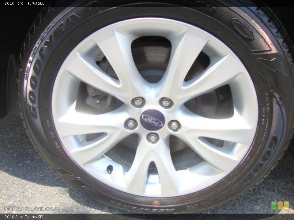 2010 Ford Taurus SEL Wheel and Tire Photo #39860606