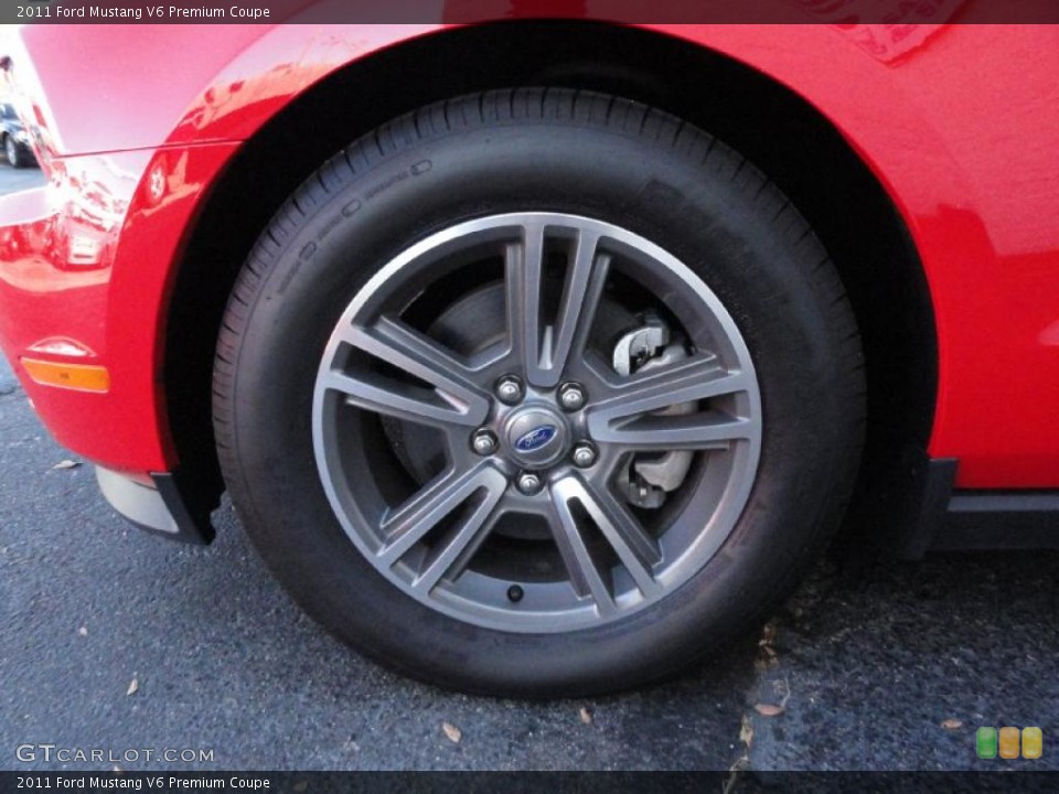 2011 Ford Mustang V6 Premium Coupe Wheel and Tire Photo #39863887