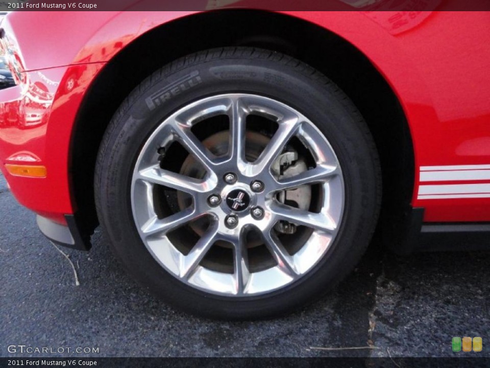 2011 Ford Mustang V6 Coupe Wheel and Tire Photo #39865111