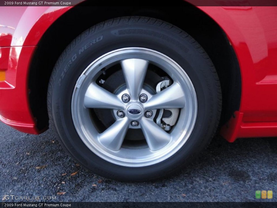 2009 Ford Mustang GT Premium Coupe Wheel and Tire Photo #39865575