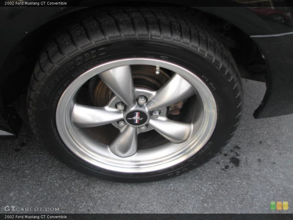 2002 Ford Mustang GT Convertible Wheel and Tire Photo #39868958