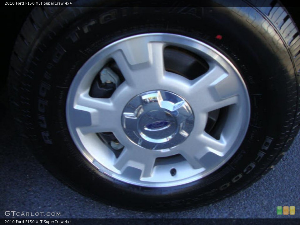 2010 Ford F150 XLT SuperCrew 4x4 Wheel and Tire Photo #39869146