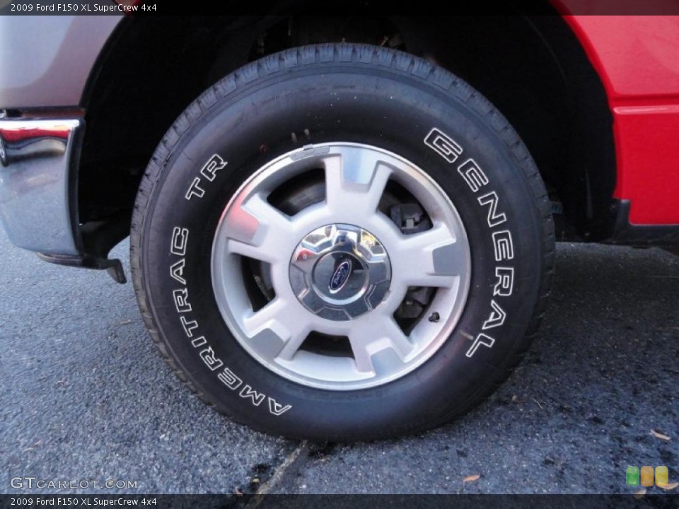 2009 Ford F150 XL SuperCrew 4x4 Wheel and Tire Photo #39869907