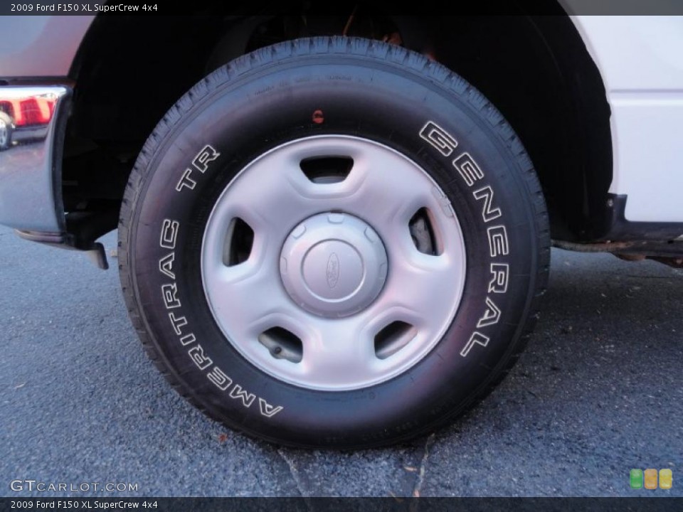 2009 Ford F150 XL SuperCrew 4x4 Wheel and Tire Photo #39870095