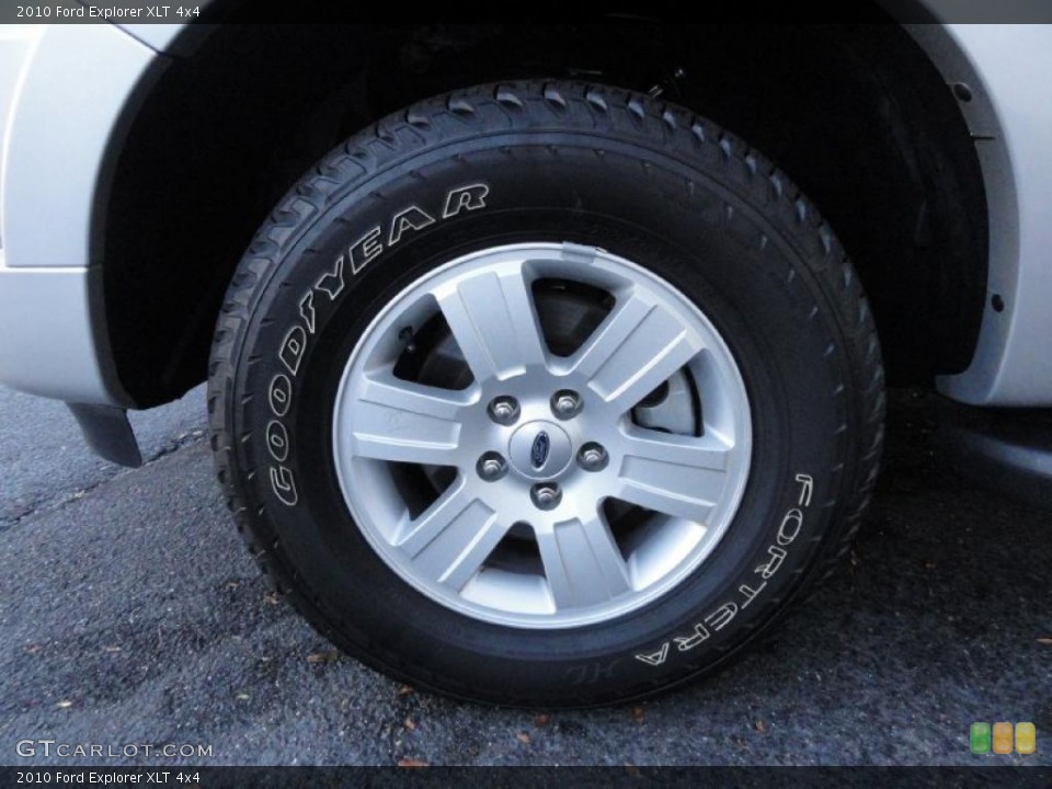 2010 Ford Explorer XLT 4x4 Wheel and Tire Photo #39870495