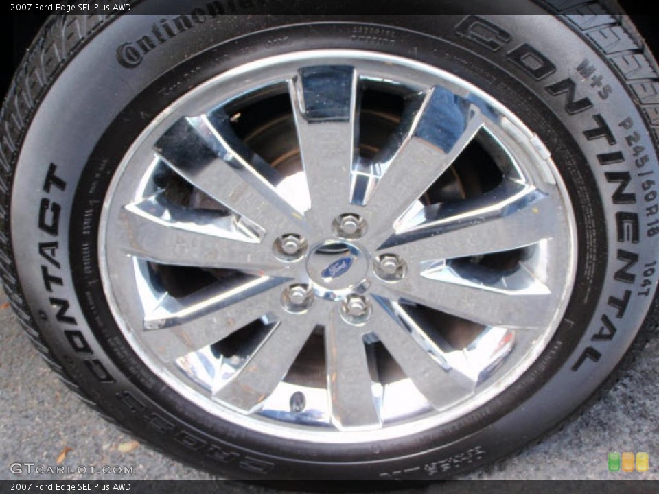 2007 Ford Edge SEL Plus AWD Wheel and Tire Photo #39871651