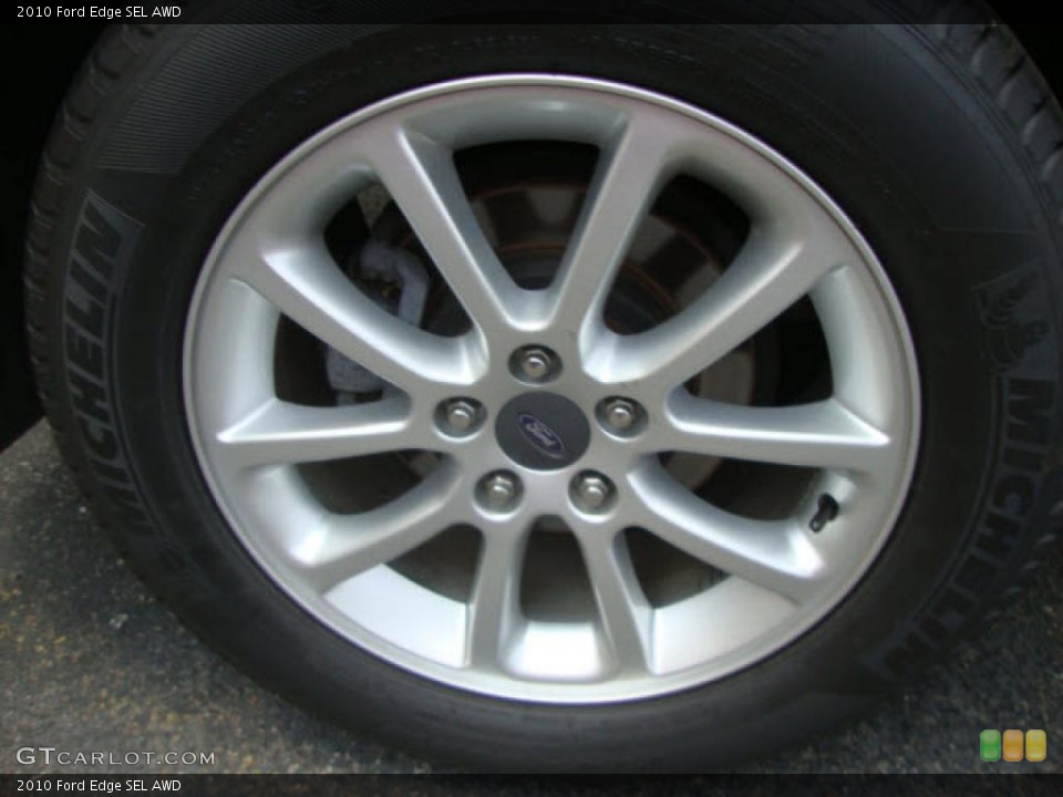 2010 Ford Edge SEL AWD Wheel and Tire Photo #39872672