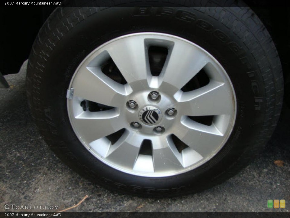 2007 Mercury Mountaineer AWD Wheel and Tire Photo #39872776