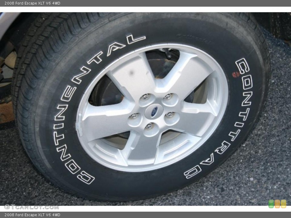 2008 Ford Escape XLT V6 4WD Wheel and Tire Photo #39874729