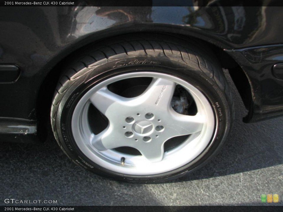 2001 Mercedes-Benz CLK 430 Cabriolet Wheel and Tire Photo #39874837