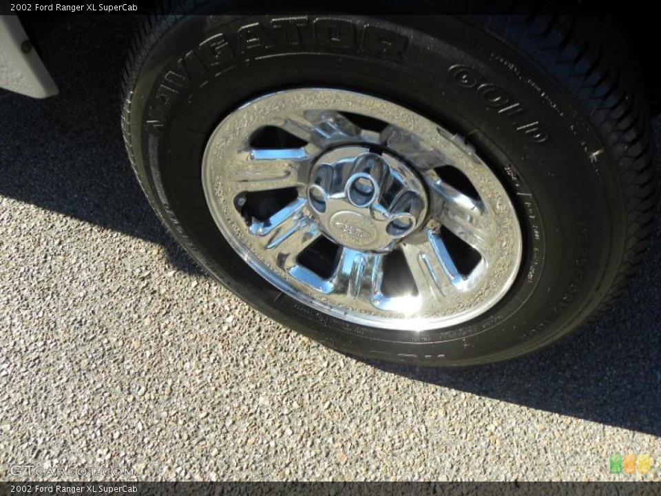2002 Ford Ranger XL SuperCab Wheel and Tire Photo #39879631