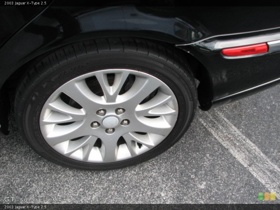 2003 Jaguar X-Type 2.5 Wheel and Tire Photo #39879635