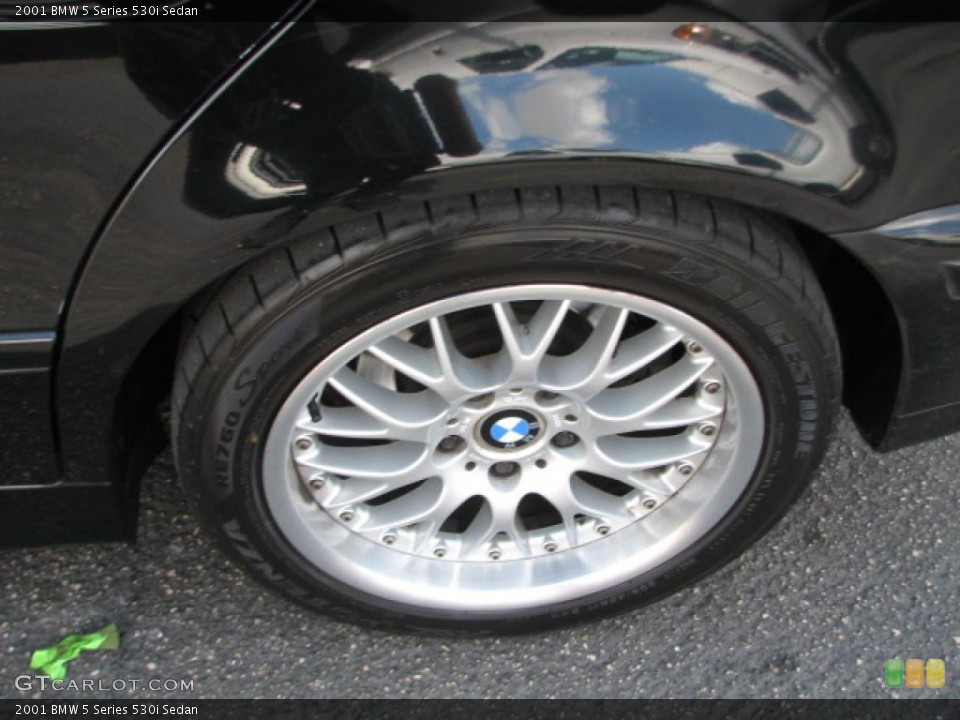 2001 BMW 5 Series 530i Sedan Wheel and Tire Photo #39883584
