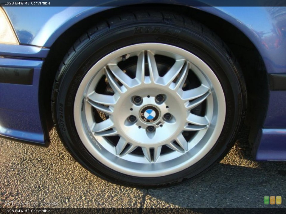 1998 BMW M3 Convertible Wheel and Tire Photo #39883728