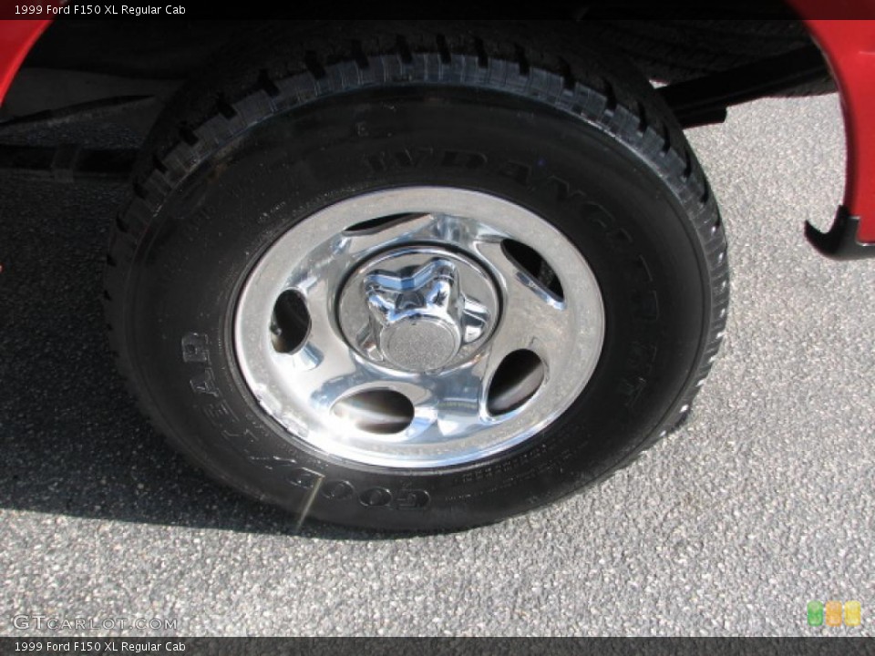 1999 Ford F150 XL Regular Cab Wheel and Tire Photo #39884356