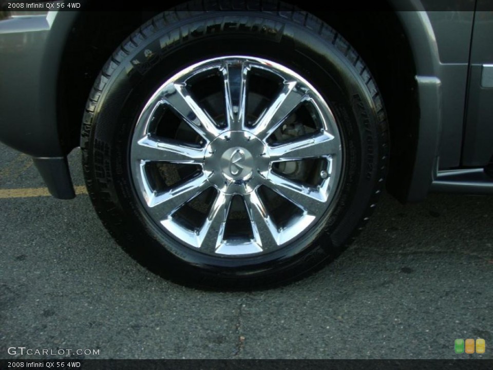 2008 Infiniti QX 56 4WD Wheel and Tire Photo #39884580