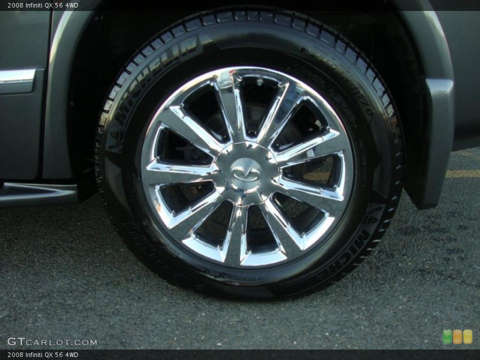 2008 Infiniti QX 56 4WD Wheel and Tire Photo #39884596