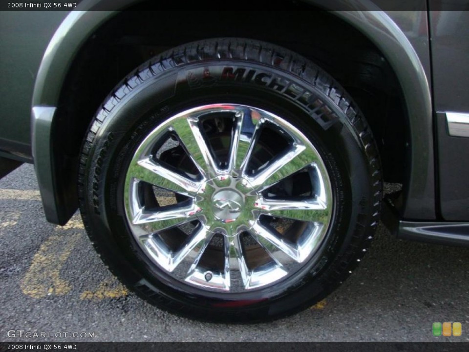2008 Infiniti QX 56 4WD Wheel and Tire Photo #39884648