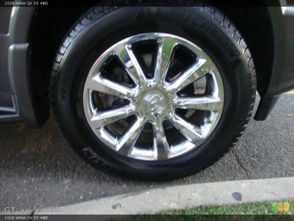 2008 Infiniti QX 56 4WD Wheel and Tire Photo #39884660