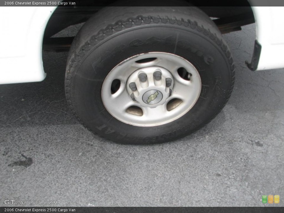 2006 Chevrolet Express 2500 Cargo Van Wheel and Tire Photo #39886012