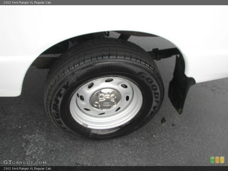 2002 Ford Ranger XL Regular Cab Wheel and Tire Photo #39886708