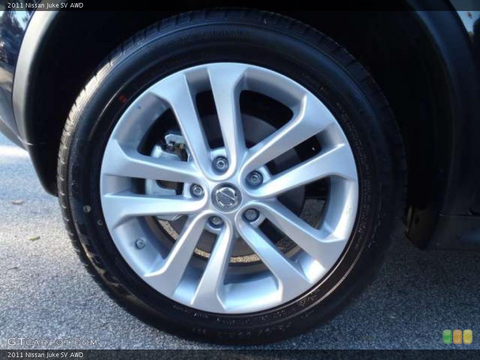 2011 Nissan Juke SV AWD Wheel and Tire Photo #39890481