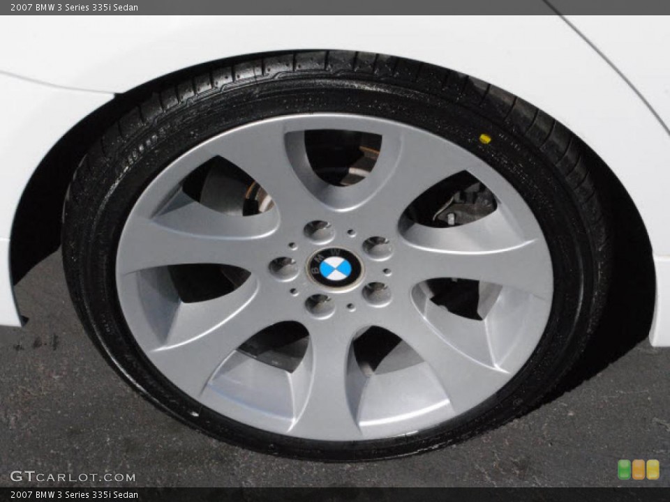 2007 BMW 3 Series 335i Sedan Wheel and Tire Photo #39890844