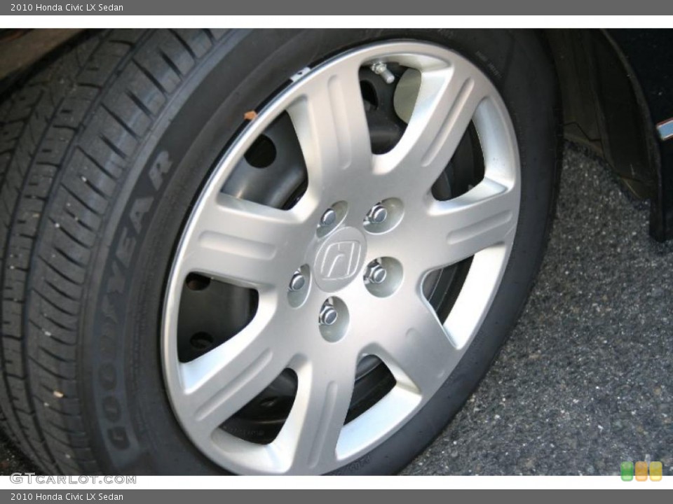 2010 Honda Civic LX Sedan Wheel and Tire Photo #39891304