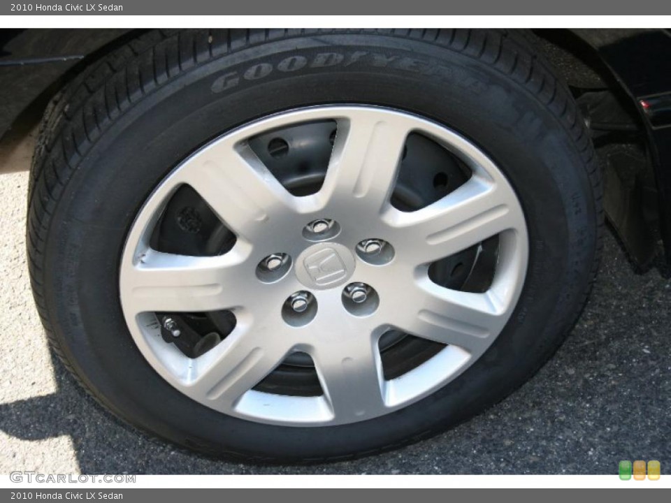 2010 Honda Civic LX Sedan Wheel and Tire Photo #39891320