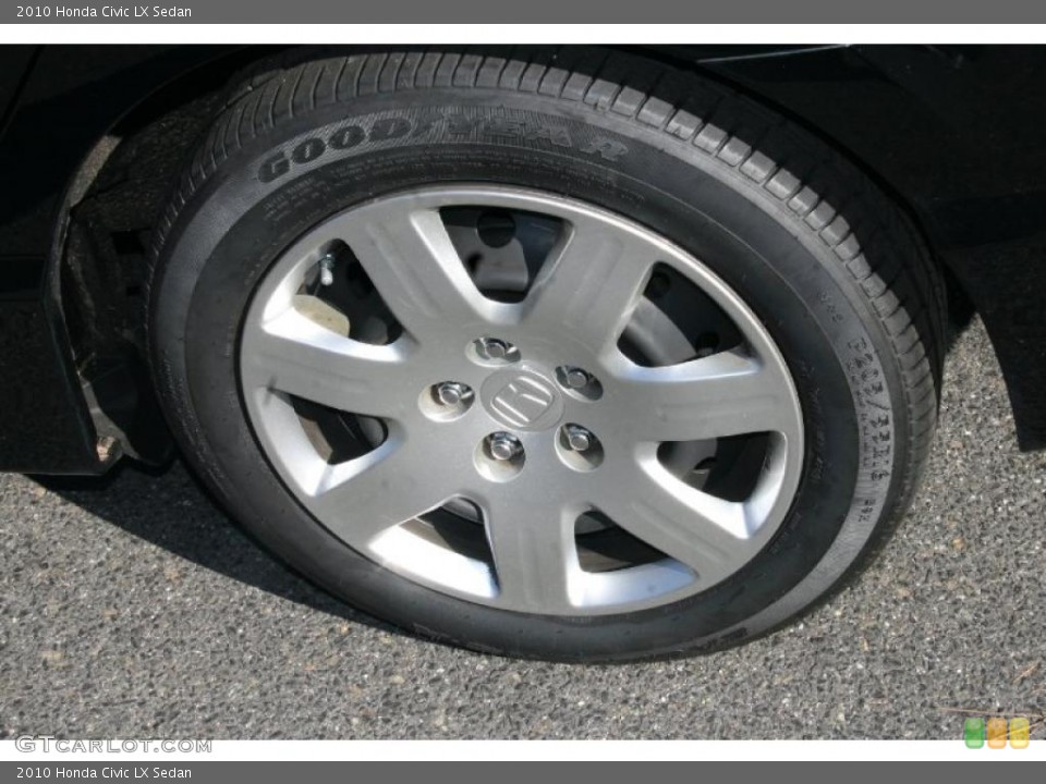 2010 Honda Civic LX Sedan Wheel and Tire Photo #39891336
